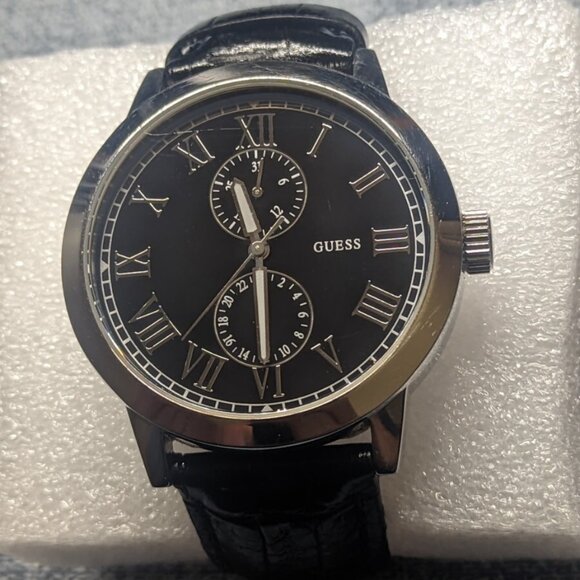 Guess Stell 50m WR Analog Day/Date 47mm Dial Watch (C759) W85043G1 - Picture 1 of 4